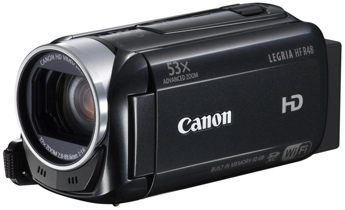 Новость - События - На рынок поступила новая видеокамера Canon Legria HF R48 Black