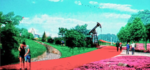 В Одессе появится парк с красной дорожкой и нефтяной вышкой: как это будет выглядеть