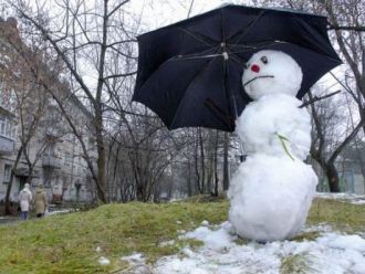 В Новый год харьковчанам не удастся поваляться в снегу. Фото с сайта wek.com.ua.