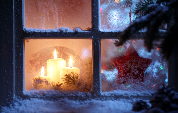 В Рождество будет снегопад. Фото - goodfon.ru