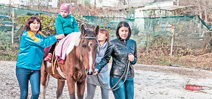 В Крыму появилась необычная клиника, где пациентов лечат лошади