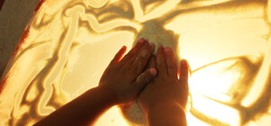 Юные песочные художники - кто нарисовал самую красивую картину