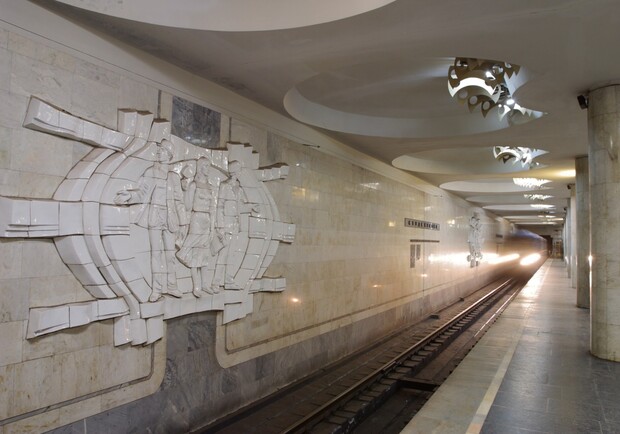 На "Студенческой" не останавливаются поезда. Фото с сайта metro.kharkov.ua. 