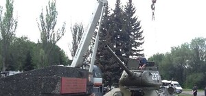 Куда уехал танк: Т-34 прокатился по Оборонной