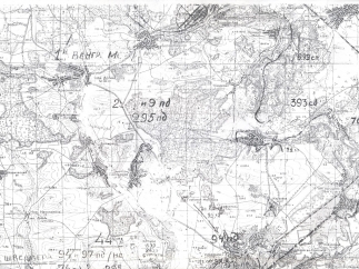 Военные карты того времени составлены очень подробно. Фото с сайта АТН. 