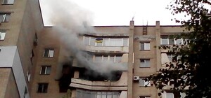 На Рабочей горела шестнадцатиэтажка