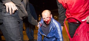 Во время сноса Ленину пострадало десять человек, один с ножевым ранением – Красный Крест