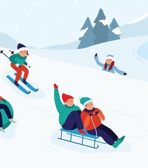 Где покататься на санках в Киеве: самые крутые горки твоего района