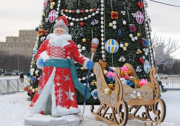 Новый год в Харькове. Фото Vgorode