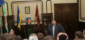 Как харьковчане в кабинете губернатора Балуты колядовали [ФОТО]