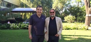 Михаил Саакашвили встретился с Борисом Гребенщиковым