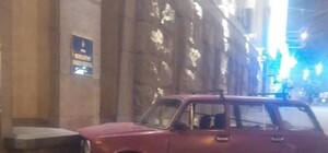 Здание мэрии протаранили 