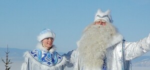 Снегурочка и Дед  Мороз с 7-го километра шокировали одесситов