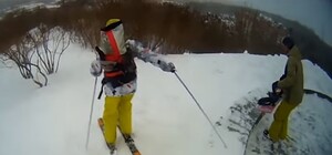 Видео дня: лыжники устроили себе горку прямо в центре Полтавы