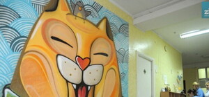 У  Львові заграли кольорами стіни дитячої лікарні (фоторепортаж)