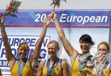 Украинские гребчихи стали чемпионками Европы. Фото с сайта sport.tochka.net