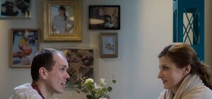 Марина Порошенко та львівський переселенець із ДЦП Роман Кисляк зустрілися на каві