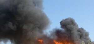 В Крыму сгорел 