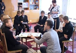 Первый урок православной культуры проходил на уроке этики. Фото: objectiv.tv
