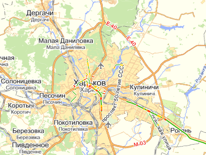 Самые большие пробки сейчас в центре и на Московском проспекте. 