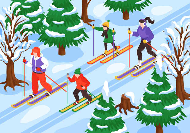 Где в Харькове покататься на лыжах, санях и сноуборде