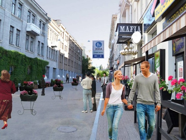 Новость - Транспорт и инфраструктура - Разгуляй: улица в центре Харькова станет пешеходной