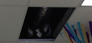 Фотофакт: в новом сервисном центре МВД обрушился потолок