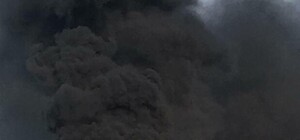 Пожежа: вулицю Грінченка у Львові заволокло чорними клубами диму