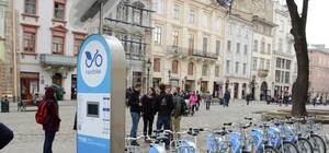 Нові адреси: деякі станції велопрокату у центрі Львова 