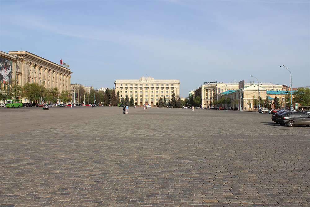 Новость - Транспорт и инфраструктура - Когда откроют: в Харькове перекрыта площадь Свободы