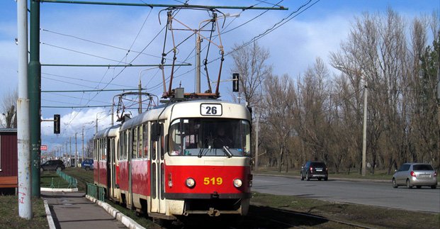 Трамвай №26 в Харькове (фото: пресс-служба горсовета)