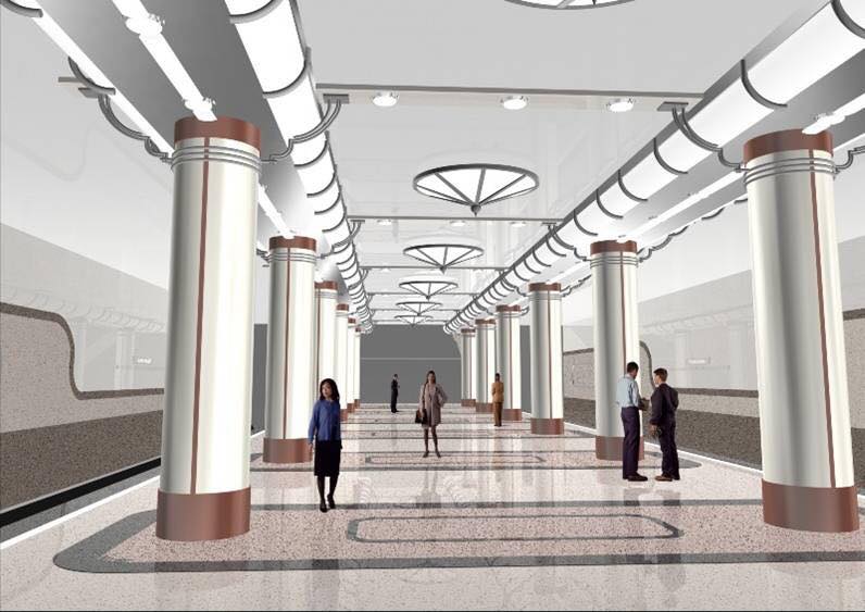 Так будет выглядеть станция метро "Державинская" в Харькове