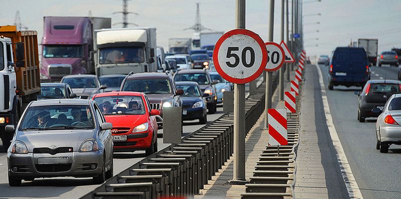 Новые ограничения скорость в Харькове