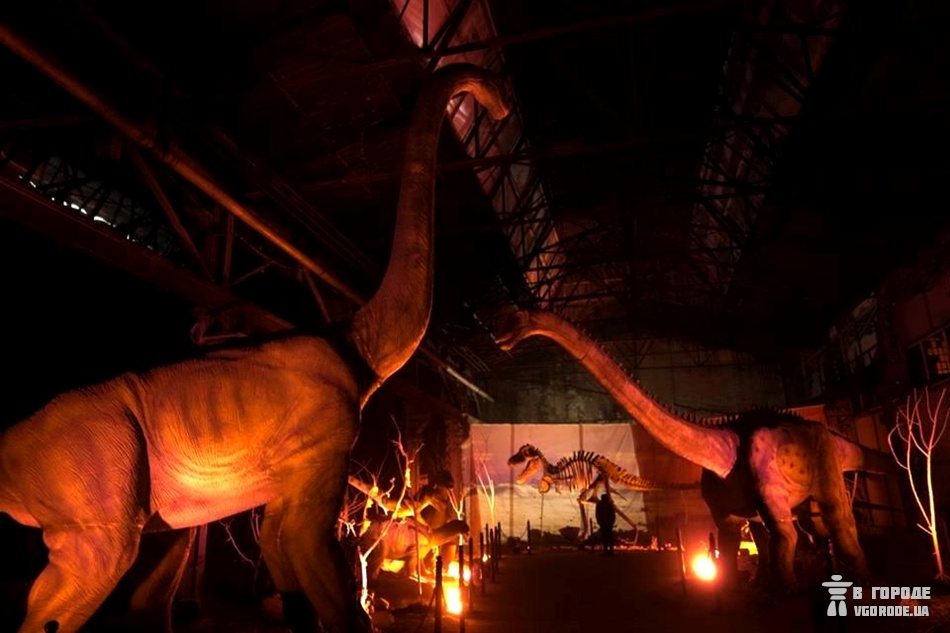 Выставка динозавров на арт-заводе "Механика" в Харькове. Фото: Виктория Процак