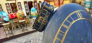 Допоможи знайти: у Львові викрали гігантську писанку