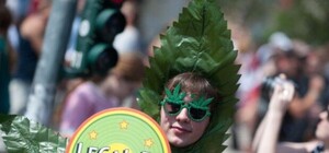 В Киеве около двухсот людей вышли на Конопляный марш