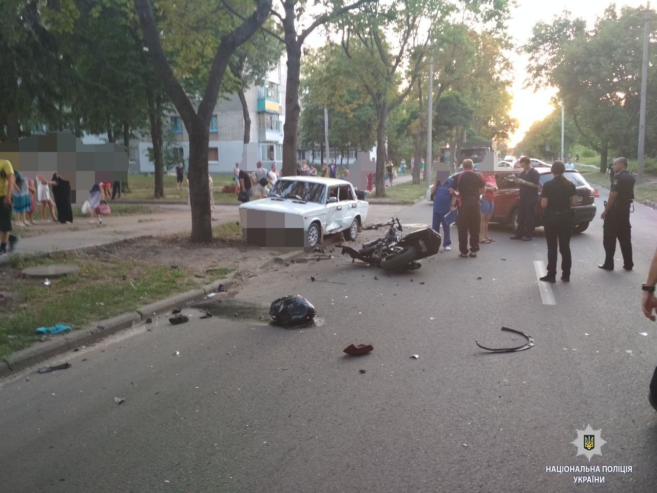 Смертельное ДТП в Харькове: погибли мотоциклисты. Фото: Национальная полиция Украины