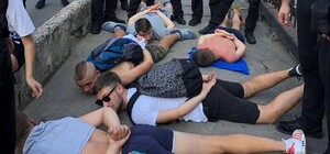 Во время Суперкубка в Одессе задержали 14 человек, а в драке пострадали 2 копа: видео