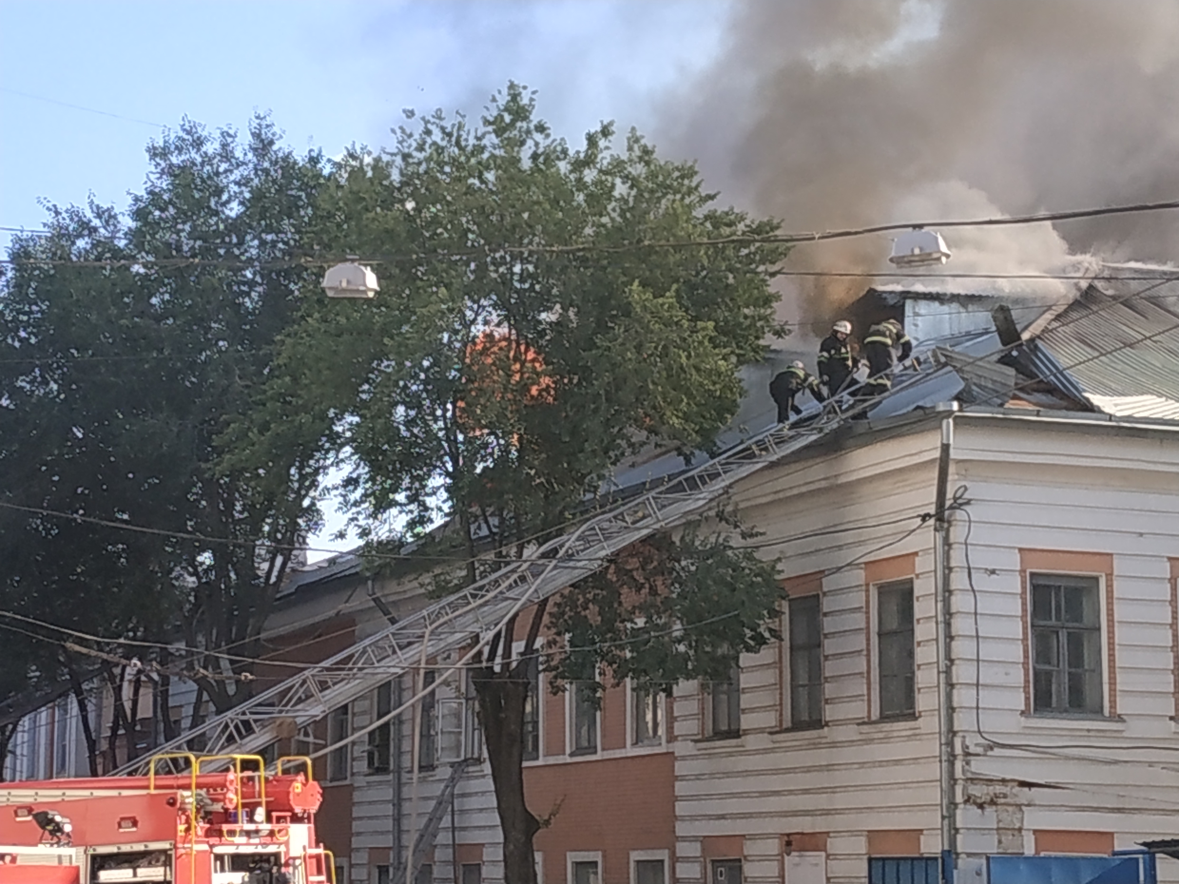 Полиция заинтересовалась пожаром в УИПА в центре Харькова