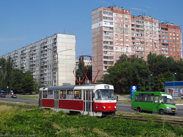 ДТП в Харькове: на Гольдберговской столкнулись трамваи