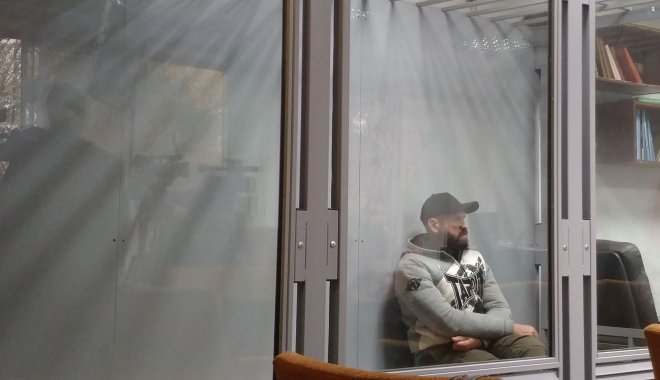 Геннадий Дронов в суде по ДТП на Сумской 25 октября 2018. Фото: NewsRoom