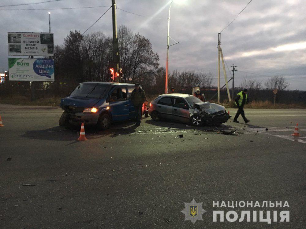 В Харькове произошла смертельная авария. Фото: ГУ НП в Харьковской области