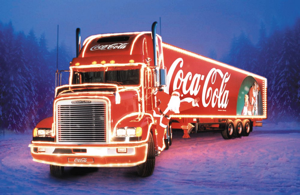 В Харьков едет новогодний грузовик Coca-Cola