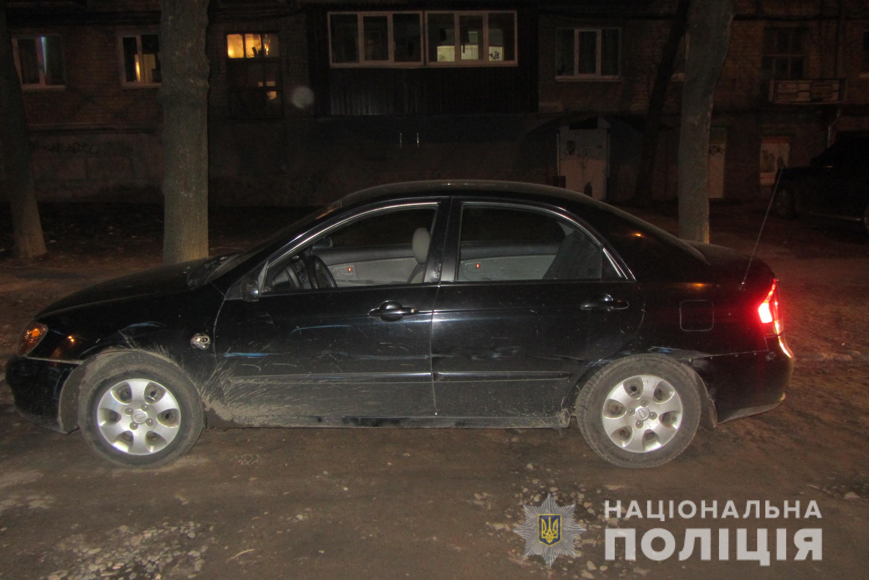 В Харькове мужчина угнал машину и устроил ДТП. Фото: hk.npu.gov.ua