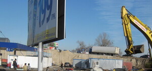 Жулянский путепровод растет, как на дрожжах