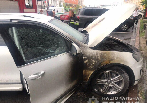 В Харькове подожгли автомобиль чиновника горсовета. Фото: ГУ НП в Харьковской области
