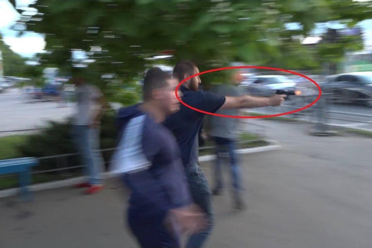 Во время массовой драки на Барабашово стреляли (видео)