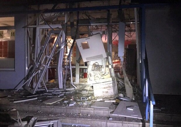 В Харькове взорвали банкомат. Фото: ГУ НП в Харьковской области