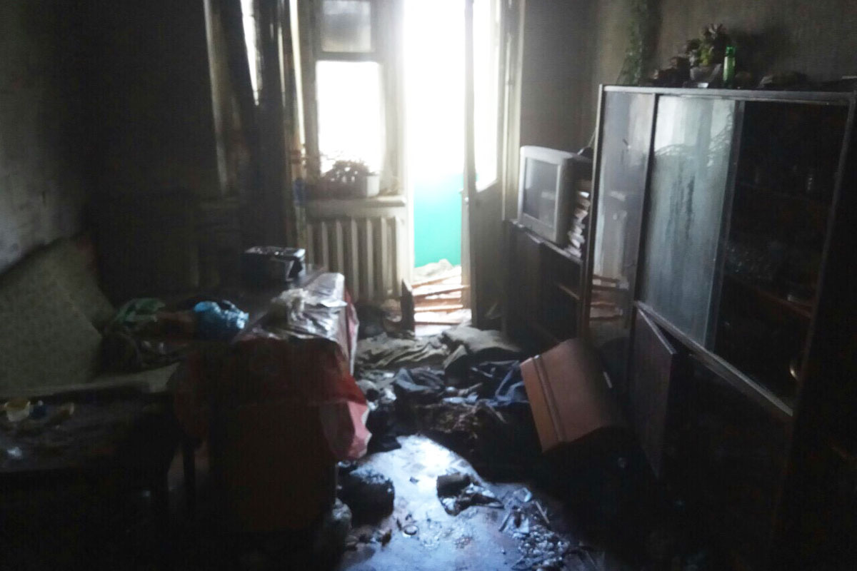 В Харькове полиция раскрыла убийство мужчины, тело которого нашли при пожаре. Фото: ГУ ГСЧС