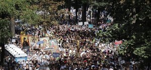 Цифра дня: сколько человек участвовали сегодня в Крестном ходе УПЦ МП